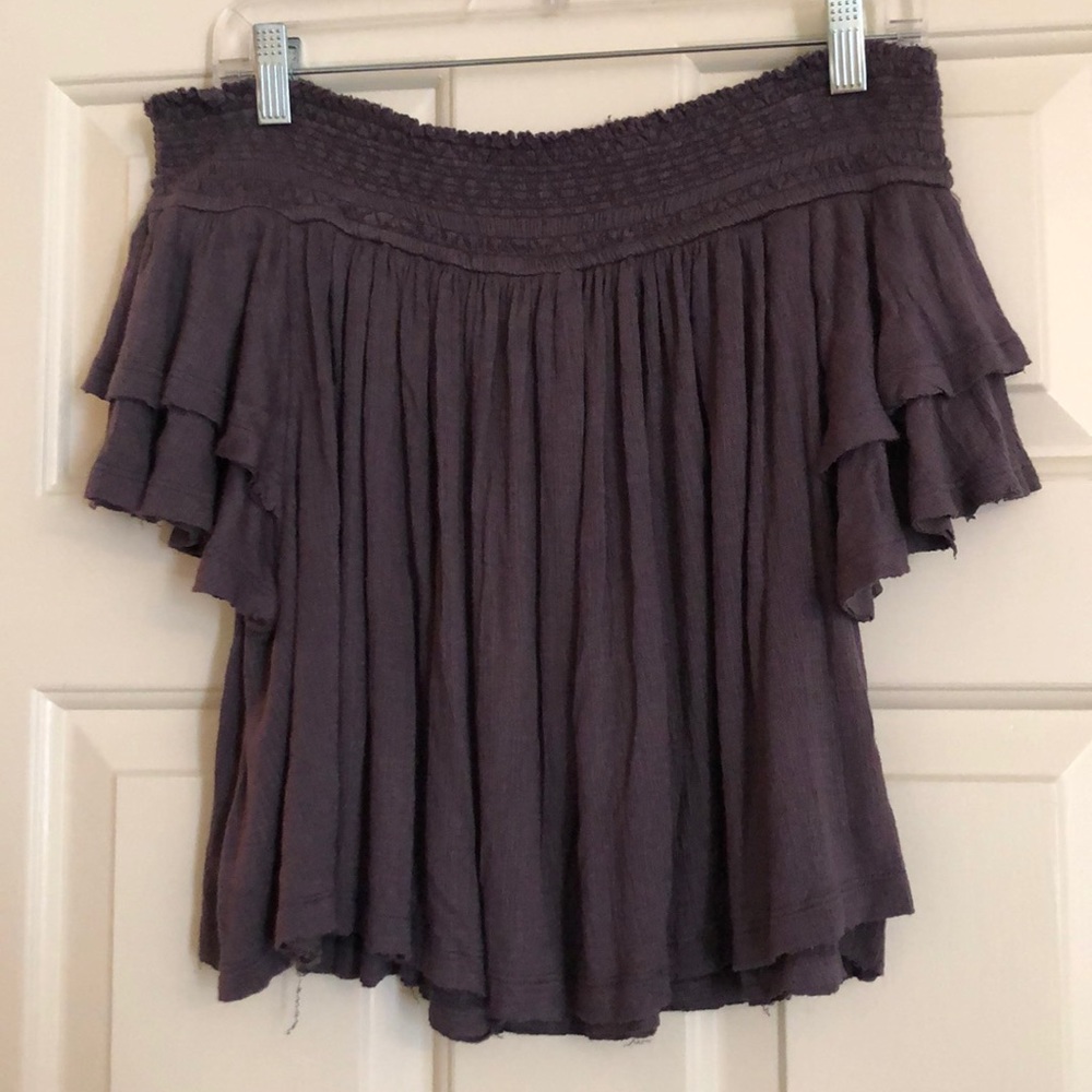 Flowy free people top